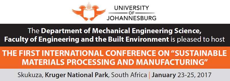 International Conference on Sustainable Material Processing and Manufacturing
