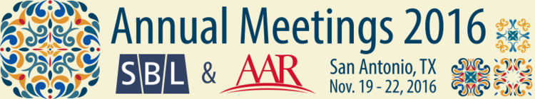 Annual Meetings 2016 hosted by SBL & AAR