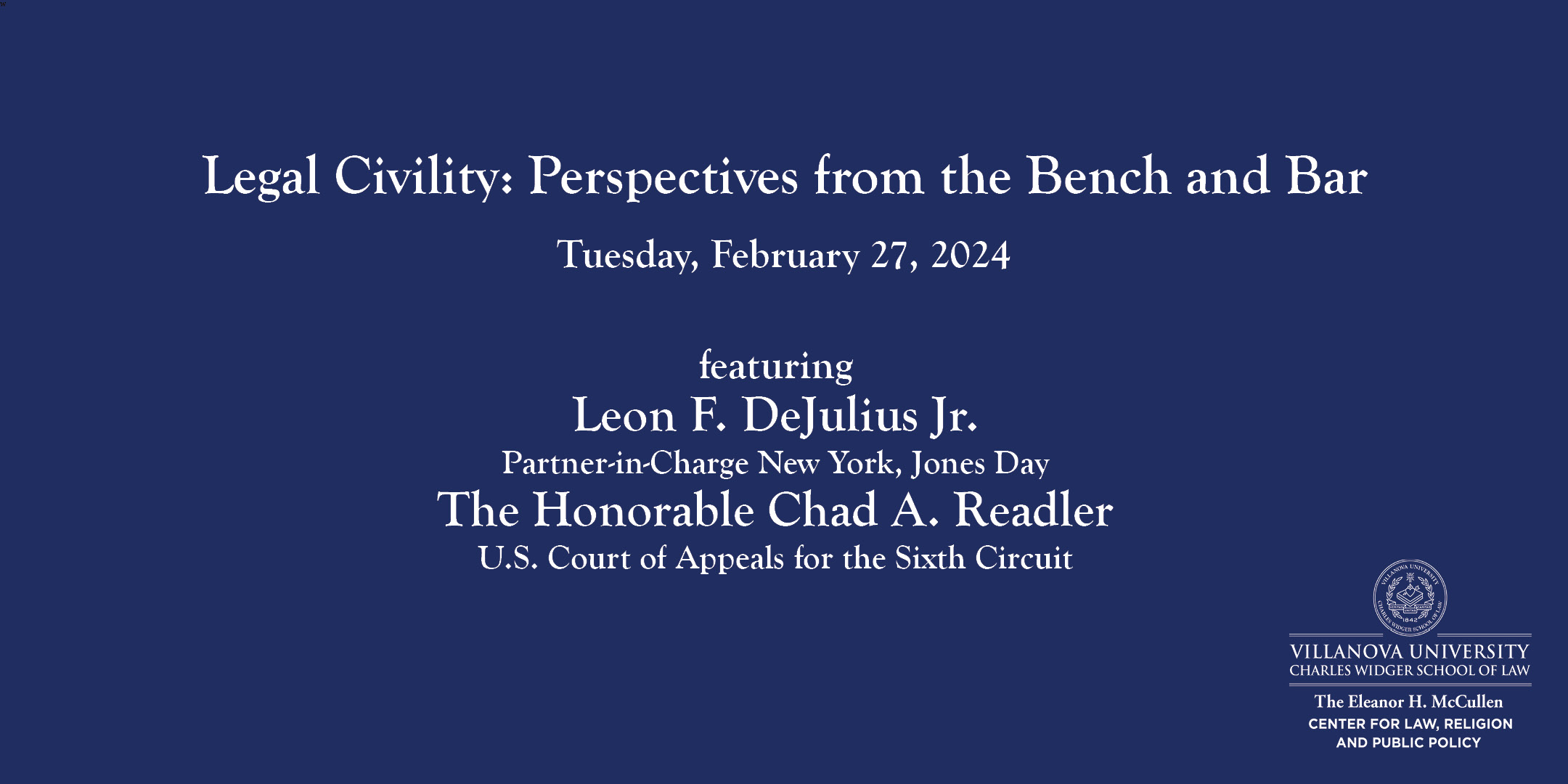 Legal Civility: Perspectives from the Bench and Bar, 02/27