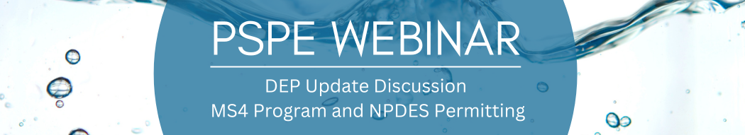DEP Update | MS4 Program and NPDES Permitting