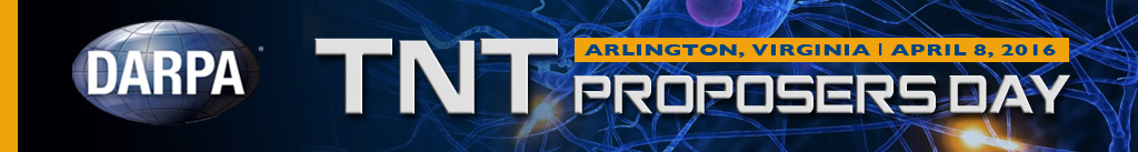 DARPA TNT Proposers Day