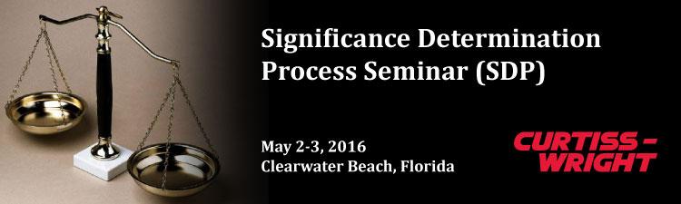 2016 Significance Determination Process (SDP) Seminar (21036-031)