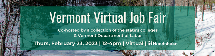 2023 Vermont Virtual Job Fair