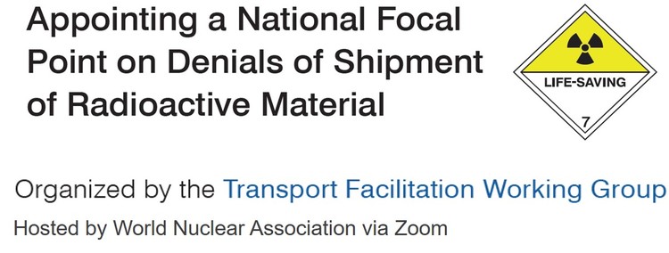 Appointing a National Focal Point on Denials of Shipment of Radioactive Material