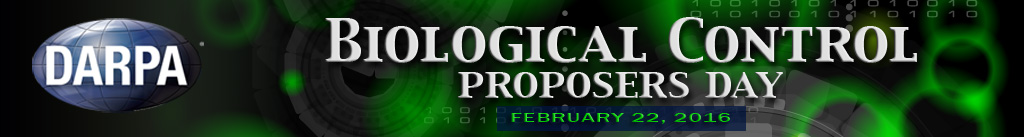 DARPA Biological Control Proposers Day