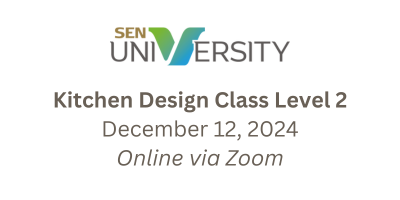 Kitchen Design Class Level 2 - Online 12/12/2024