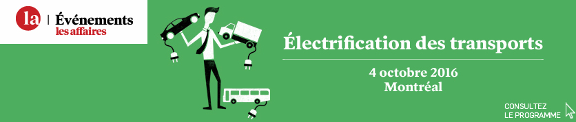Conférence Électrification des transports - 4 octobre 2016