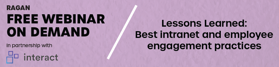 Lessons Learned: Best intranet and employee engagement practices Webinar Recording 