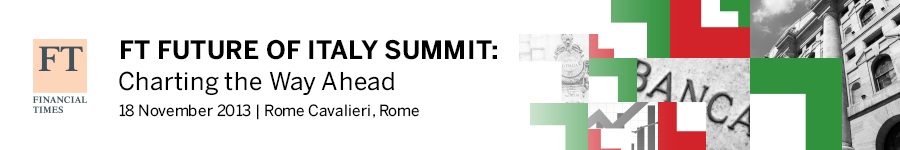 FT Future of Italy Summit 2013