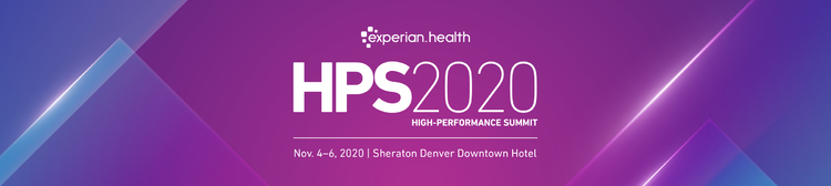 2020 Experian Health High-Performance Summit 