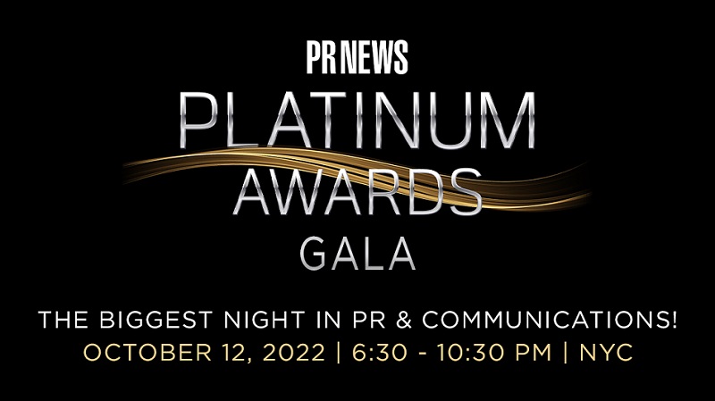 2022 PRNEWS Platinum Awards Dinner Gala