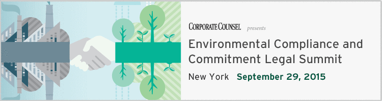 2015 Environmental Compliance and Commitment Law Summit