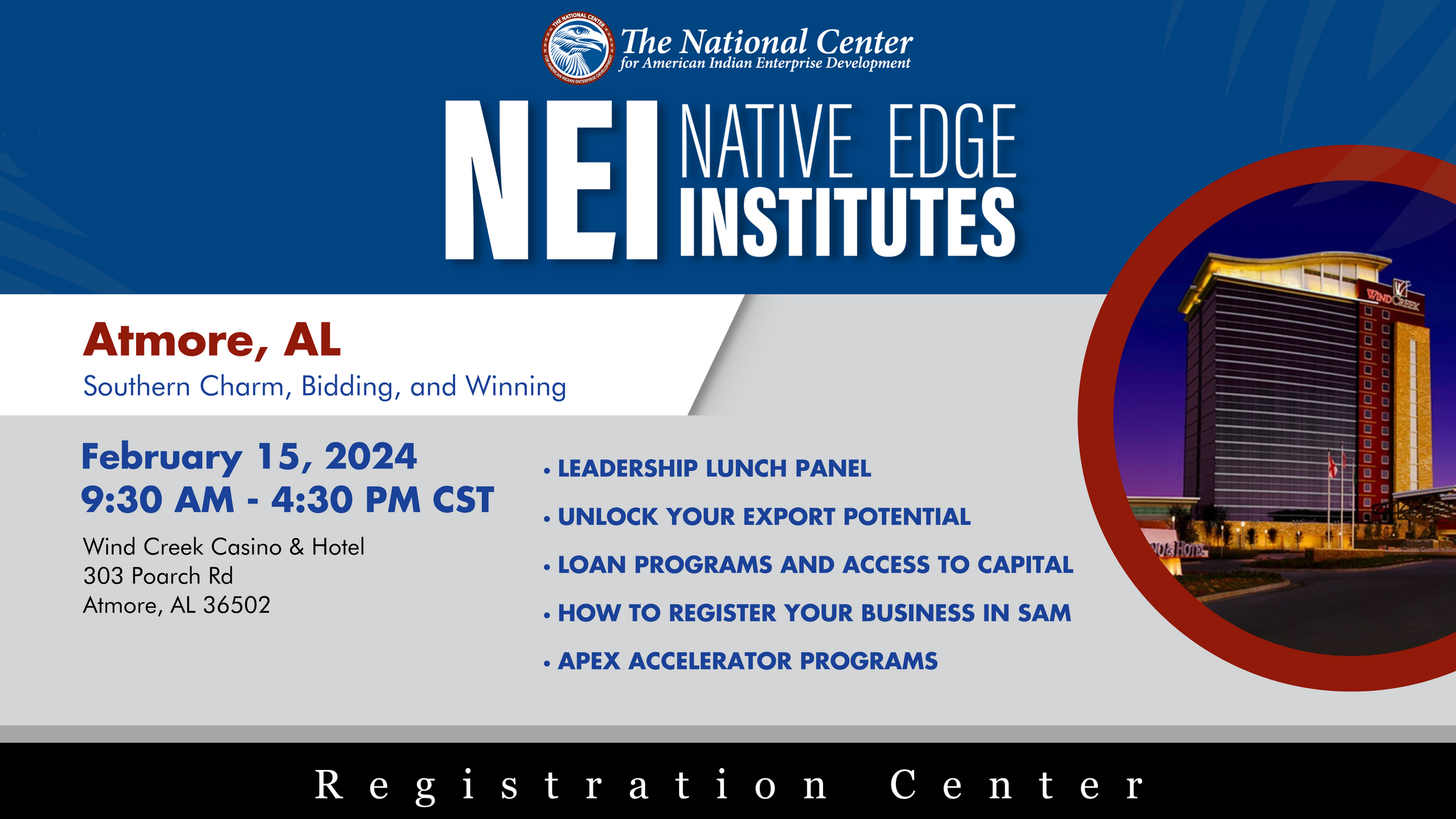 Native Edge Institutes-Atmore, AL Feb 15, 2024