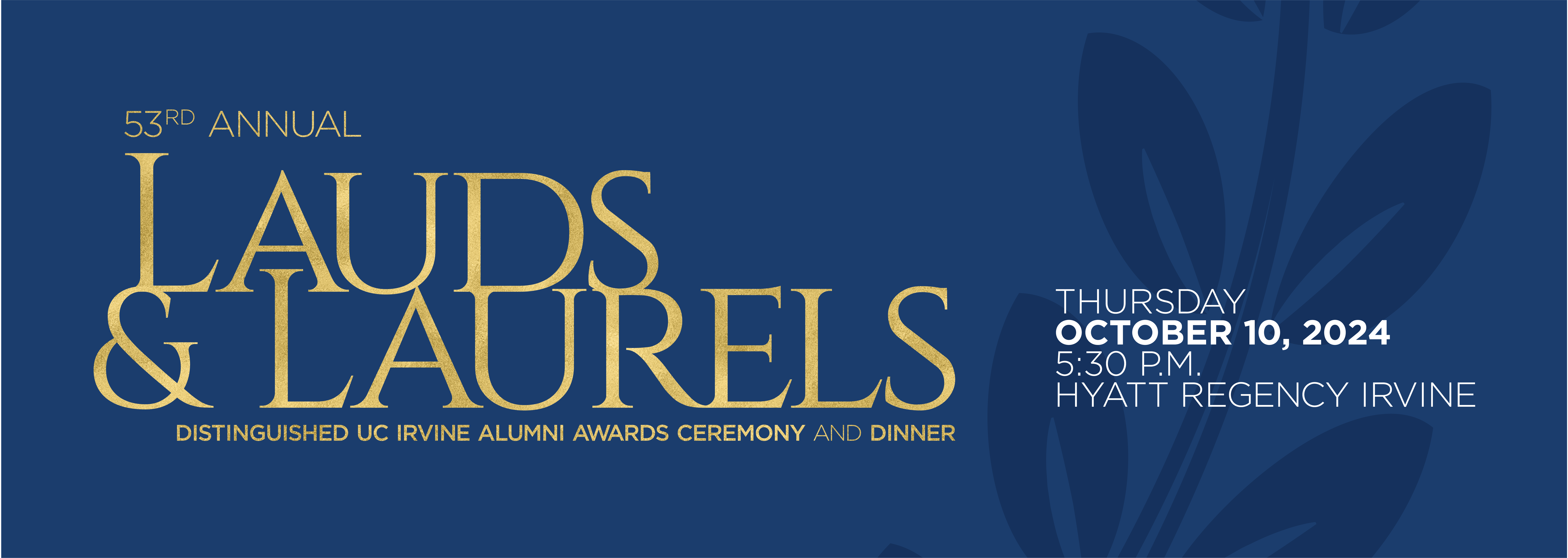 53rd Lauds and Laurels Distinguished Alumni Awards Ceremony