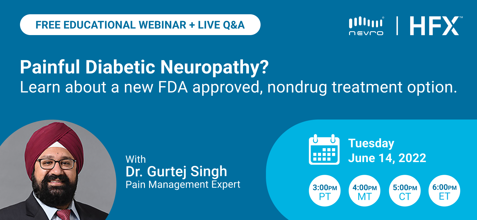 Learn About A New Nondrug Treatment for Painful Diabetic Neuropathy