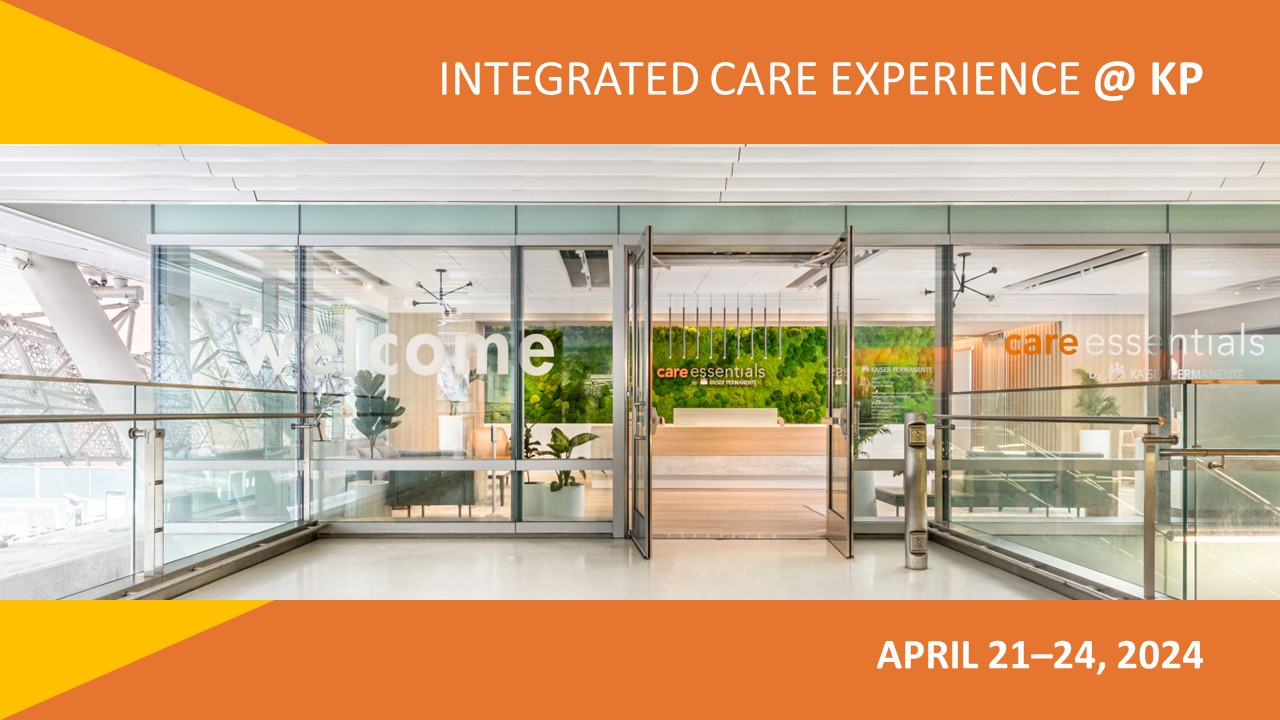 The Integrated Care Experience – April 2024