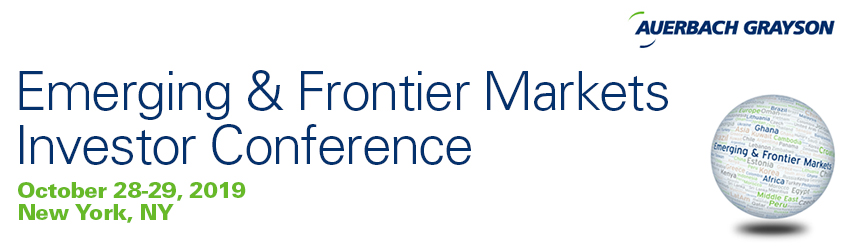 2019 Emerging & Frontier Markets Conference