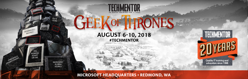 TechMentor Redmond 2018