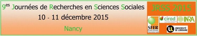 9es Journées de Recherches en Sciences Sociales