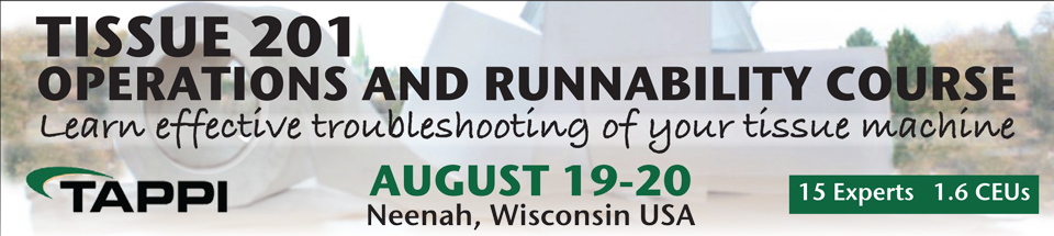 2014 TAPPI Tissue 201 – Operations and Runnability Course