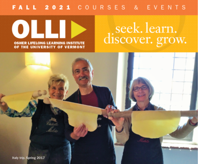 OLLI at UVM Fall 2021 Courses