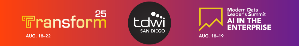 TDWI Transform 2025 San Diego