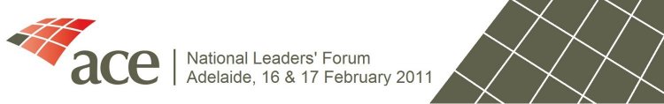 ACE National Leaders Forum - Feb 2011
