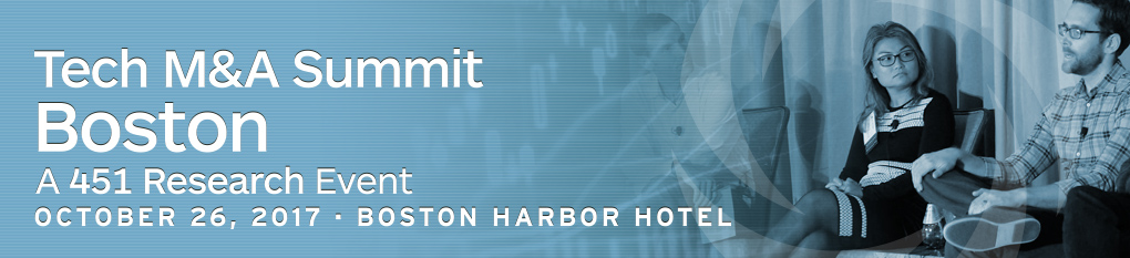 451 Research Tech M&A Summit, Boston, 2017