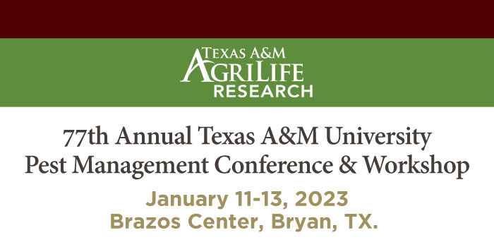 Urban Pest Management Conference and Workshop - January 11-13, 2023