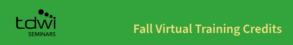 Fall Virtual Seminar Credits