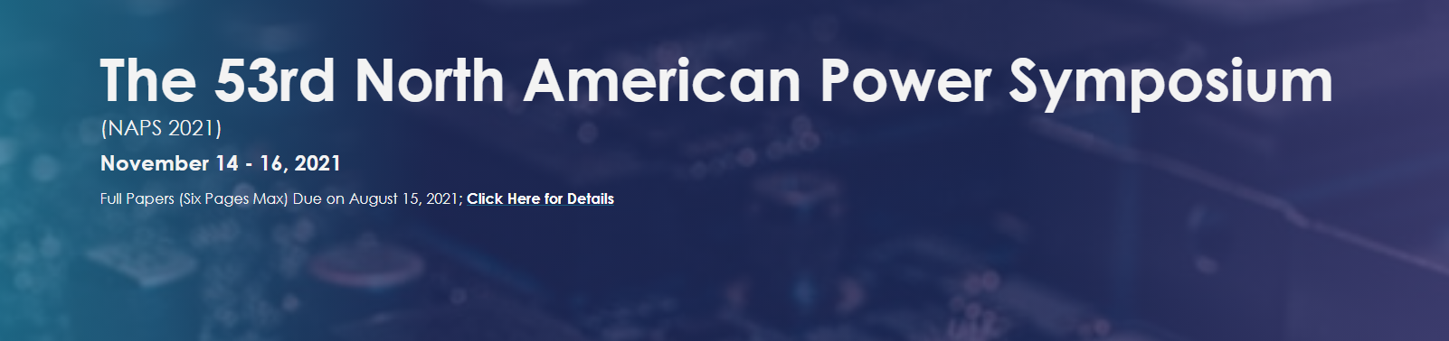 53rd North American Power Symposium