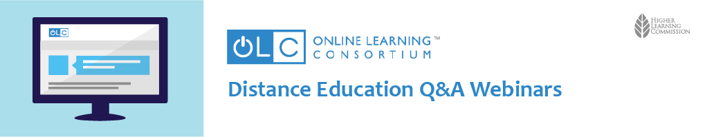 Distance Education Q&A Webinars