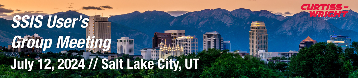 2024 SSIS Users' Group Meeting - Salt Lake City Utah