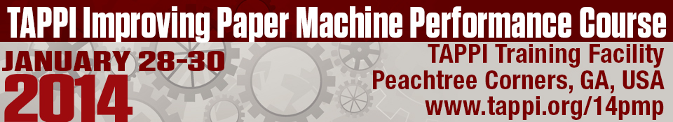 2014 Improving Paper Machine Performance Course