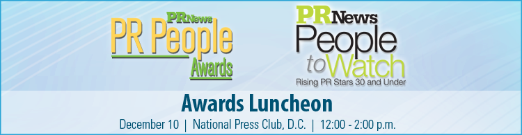 PR People Awards Luncheon - December 10, 2013 
