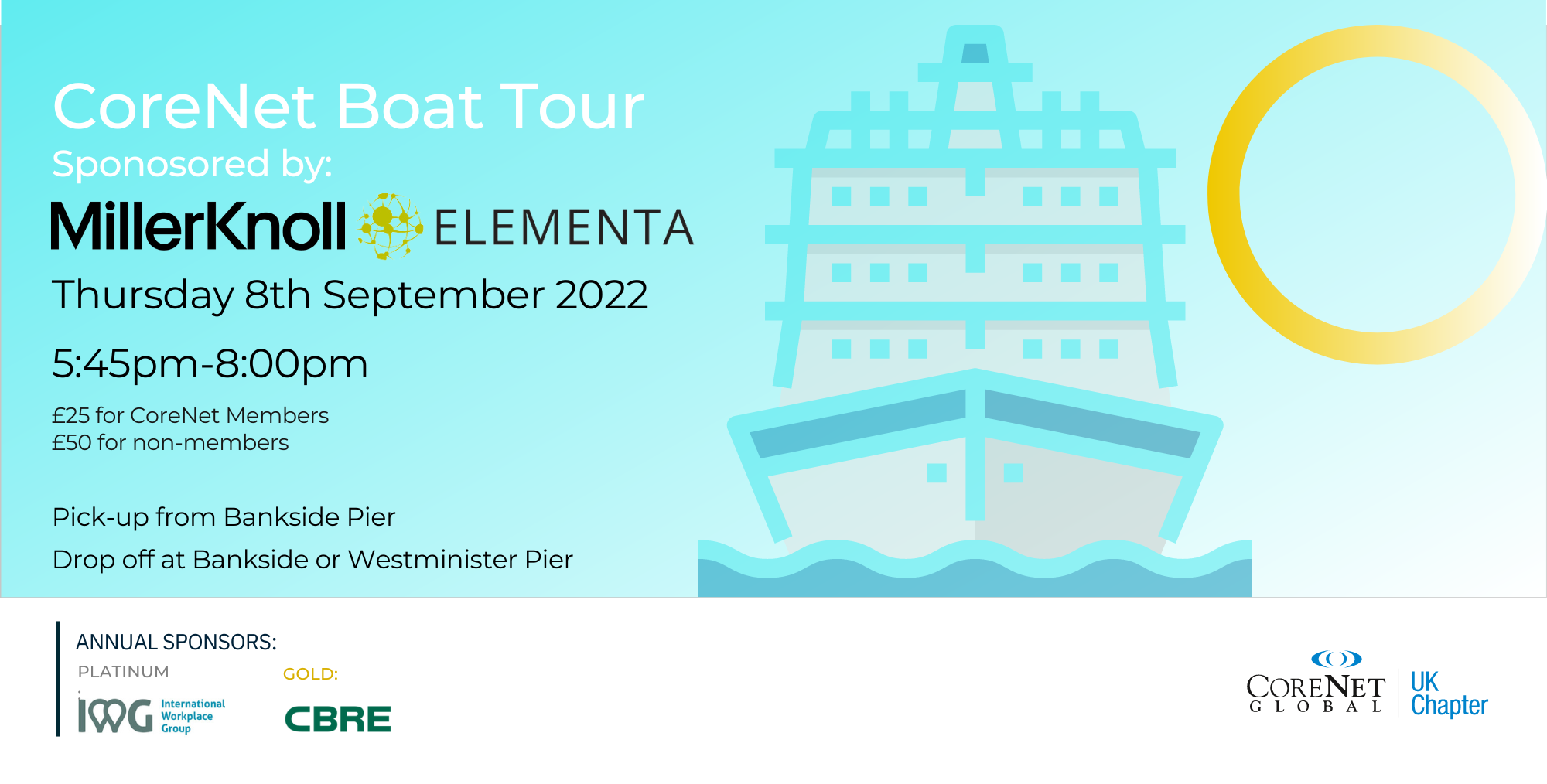 CoreNet Summer Boat Tour 2022