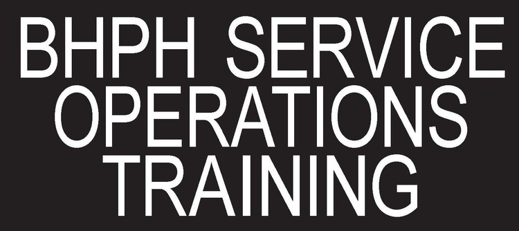 BHPH Service Operations Training School July 13, 2021
