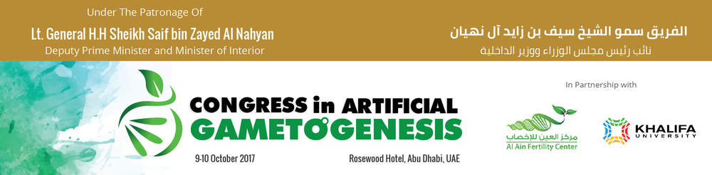 First World Congress in Artificial Gametogenesis_Oct 9, 2017 