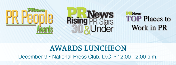 PR News' PR People, Rising Stars and Top Places to Work Awards Luncheon