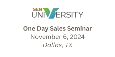 One Day Sales Seminar - Dallas, TX 11/6/2024