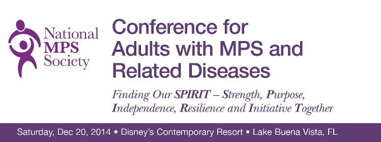 National MPS Society SPIRIT Conference 2014