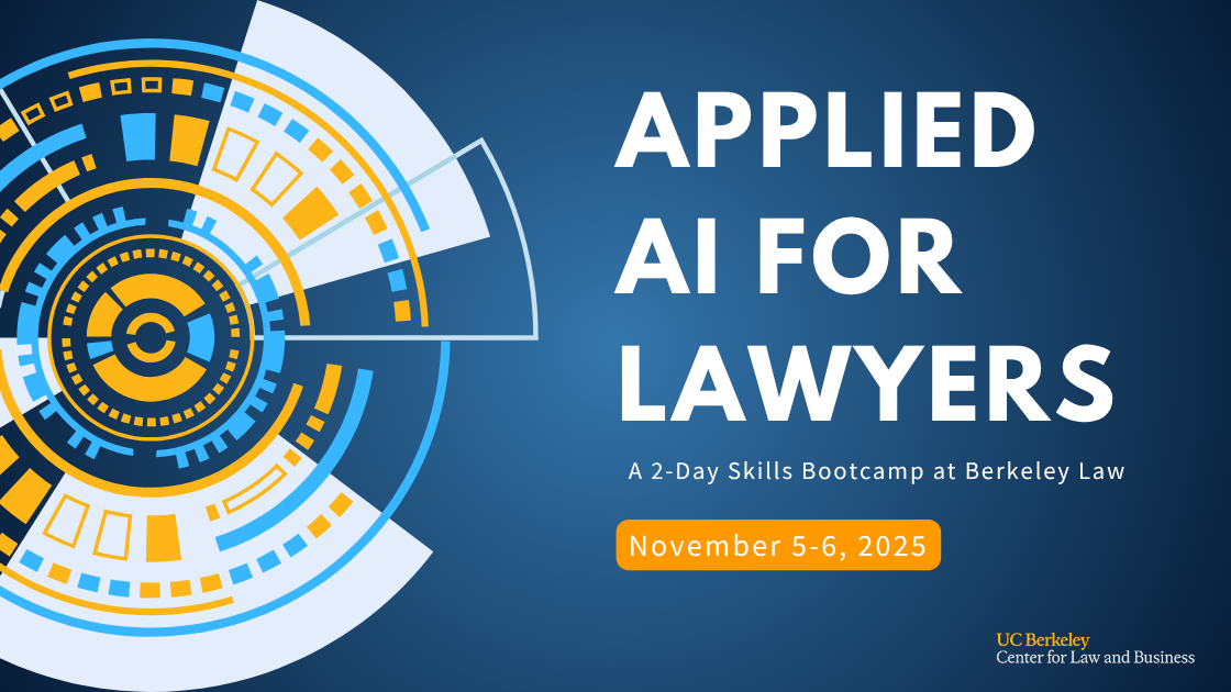 Berkeley Applied AI Bootcamp for Lawyers