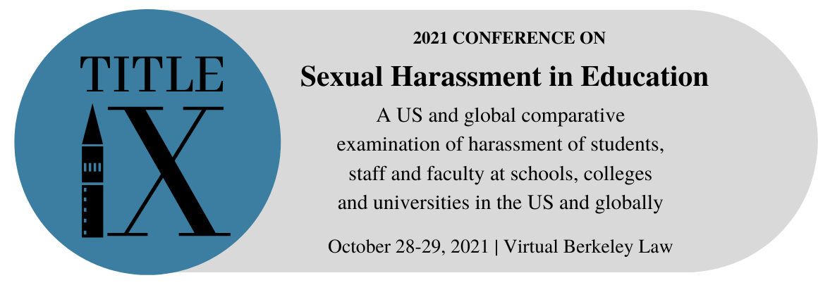 October 2021 Sexual Harassment in Education Conference