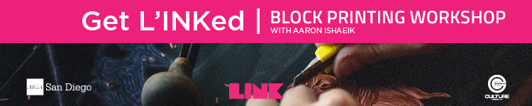 "Get L'INKed" A fundraiser with Block Printing Master, Aaron Ishaeik