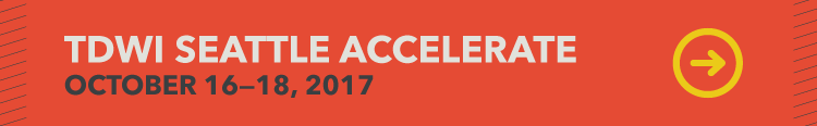 TDWI Seattle Accelerate 2017-RETIRED