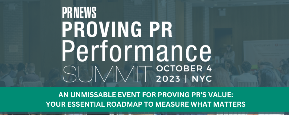 Proving PR Performance Summit 2023
