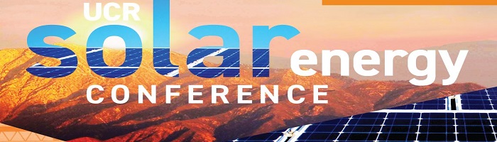UCR 2019 Solar Energy Conference
