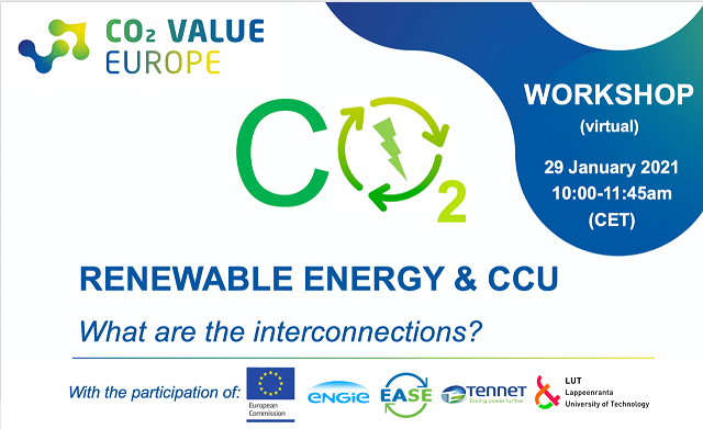 Workshop 29th on renewable energy + CCU