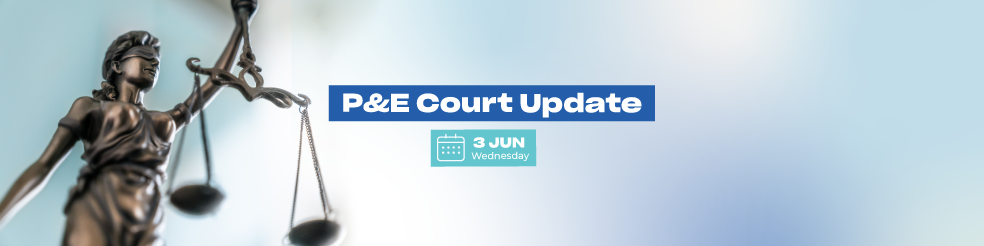 P&E Court Update