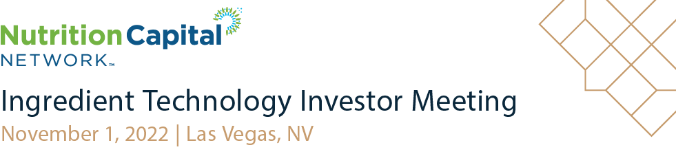 NCN Ingredient Technology Investor Meeting 2022